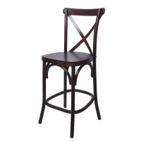 X back chair bar stool